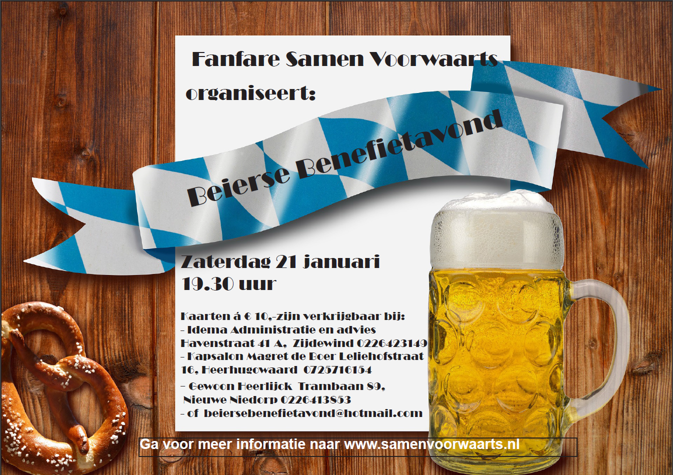 Beierse Benefietavond 21 januari 2017