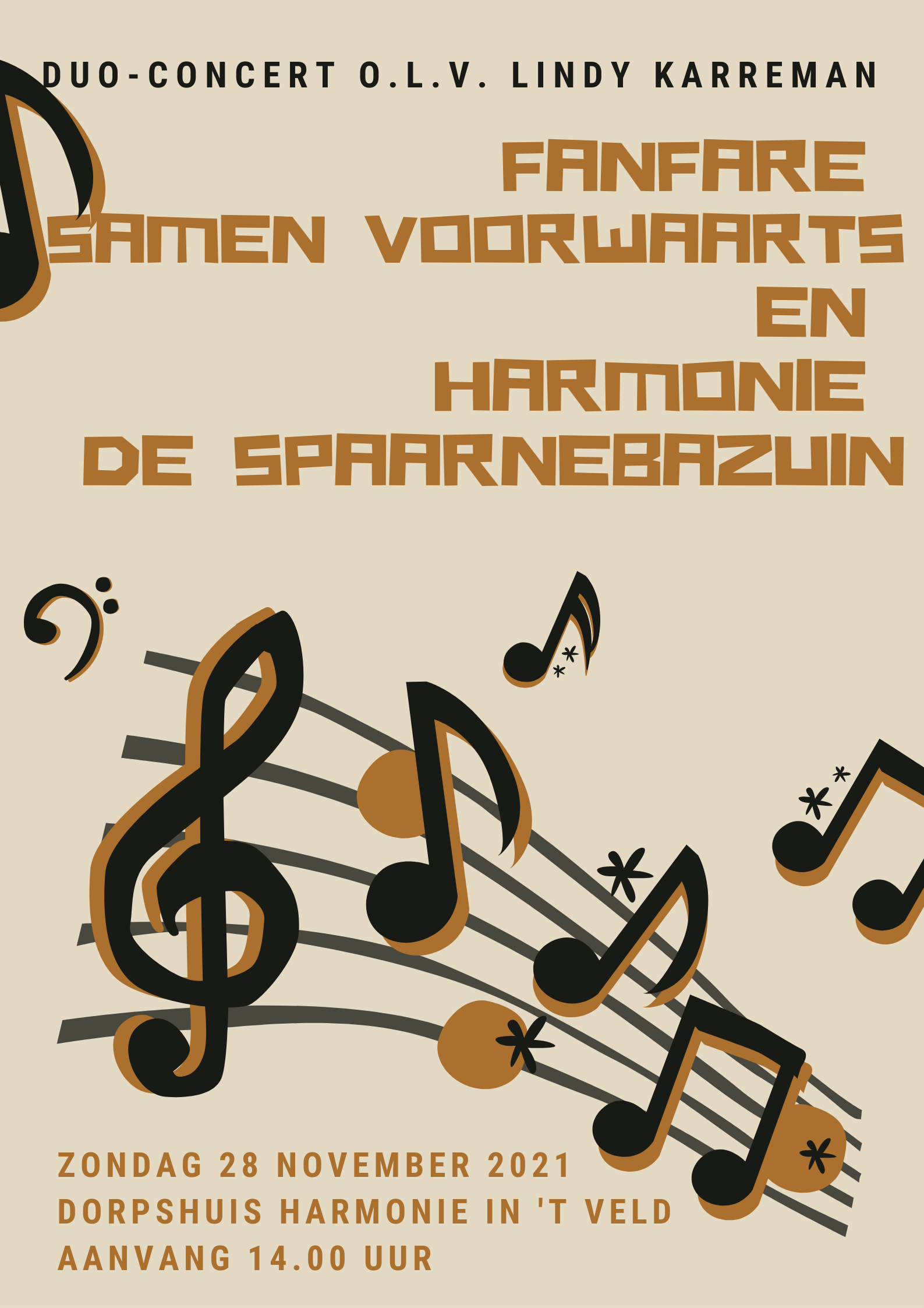 DUO concert 28 november - Beperkt voor publiek toegankelijk!