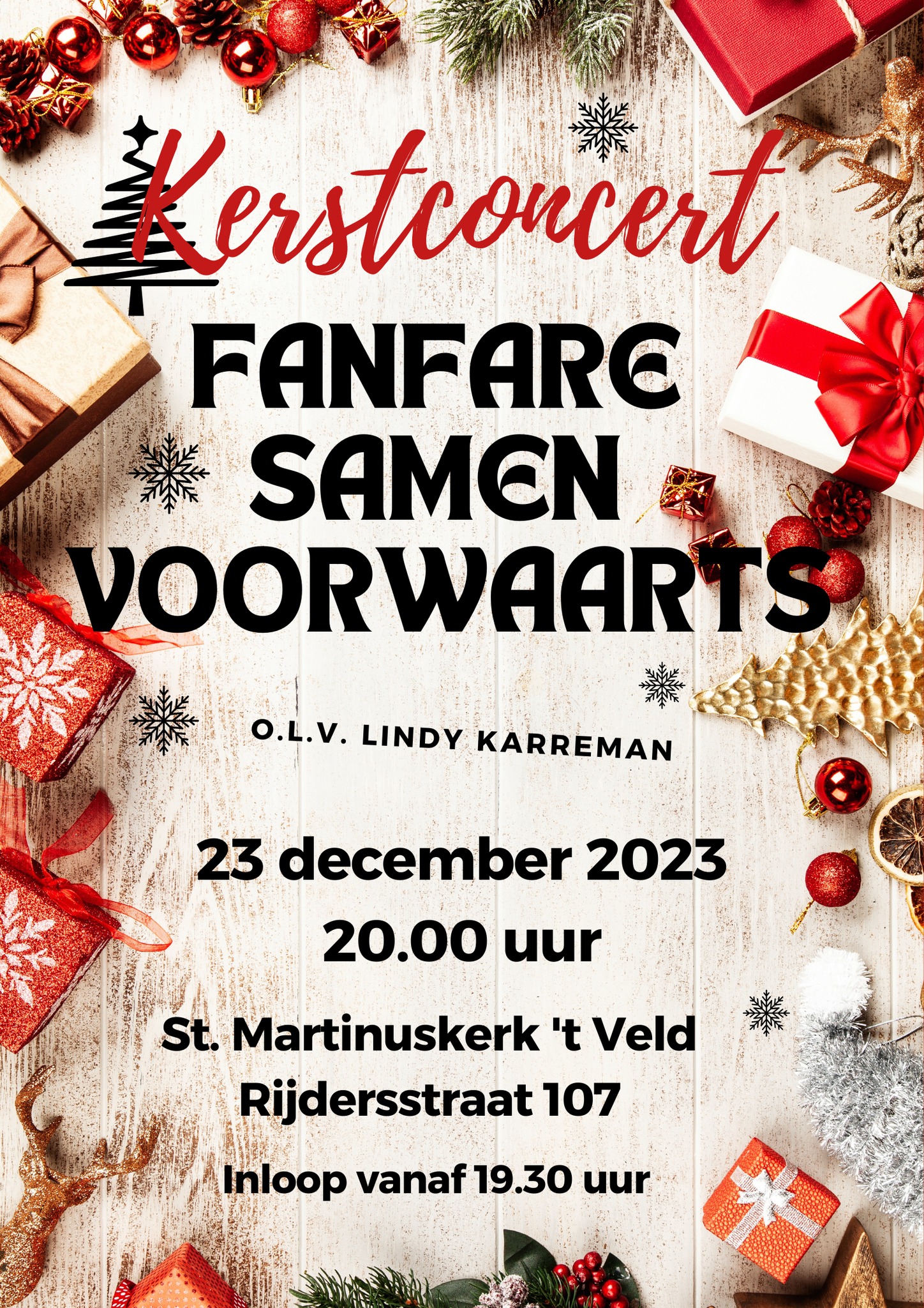 Kerstconcert 23 december