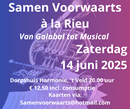 Samen Voorwaarts presenteert een sfeervol concert: “Samen Voorwaarts à la Rieu”.