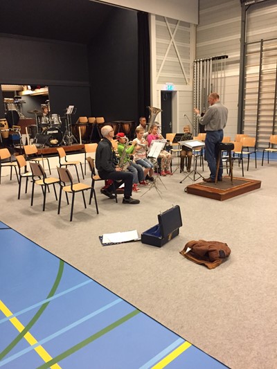 Foto�s eerste echte repetitie